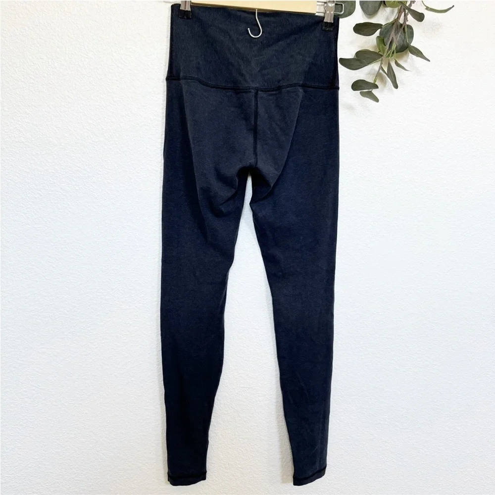Lululemon- Heathered Navy/Grey High Rise Leggings